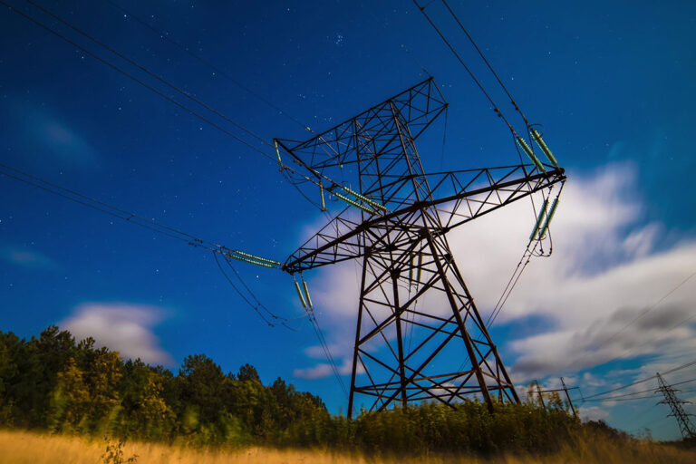 Power lines - electricity infrastructure